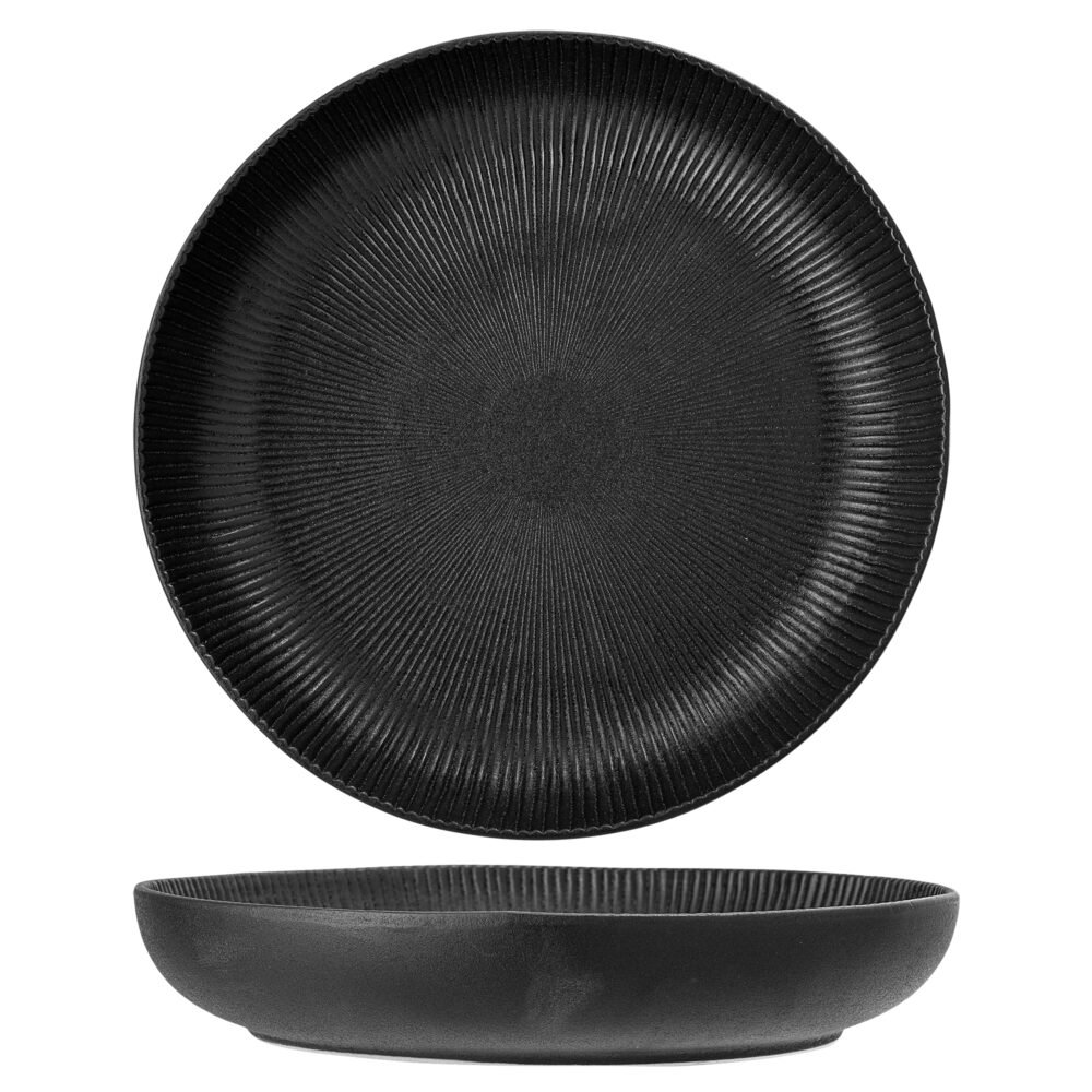 Neri Bowl, Black, Stoneware
