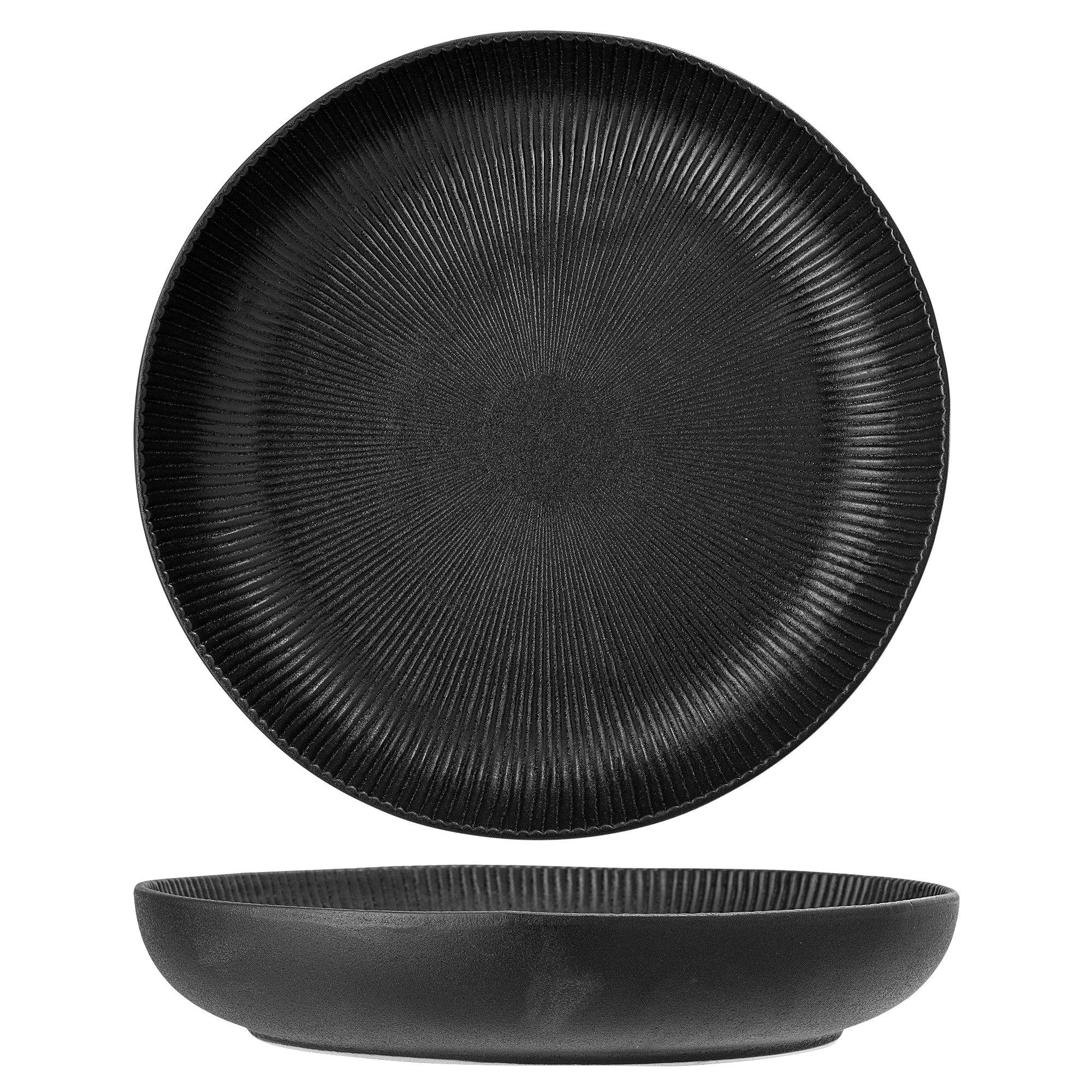 Neri Bowl, Black, Stoneware