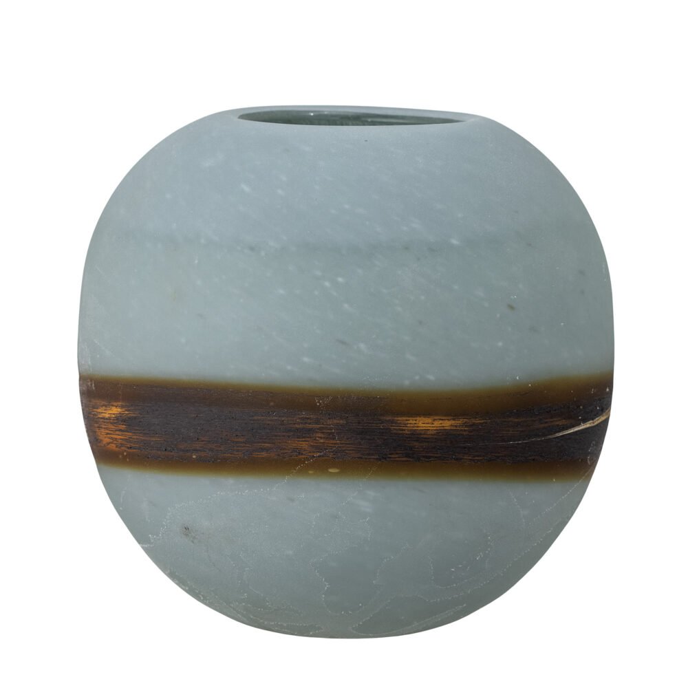 Melike Vase, Blue, Glass