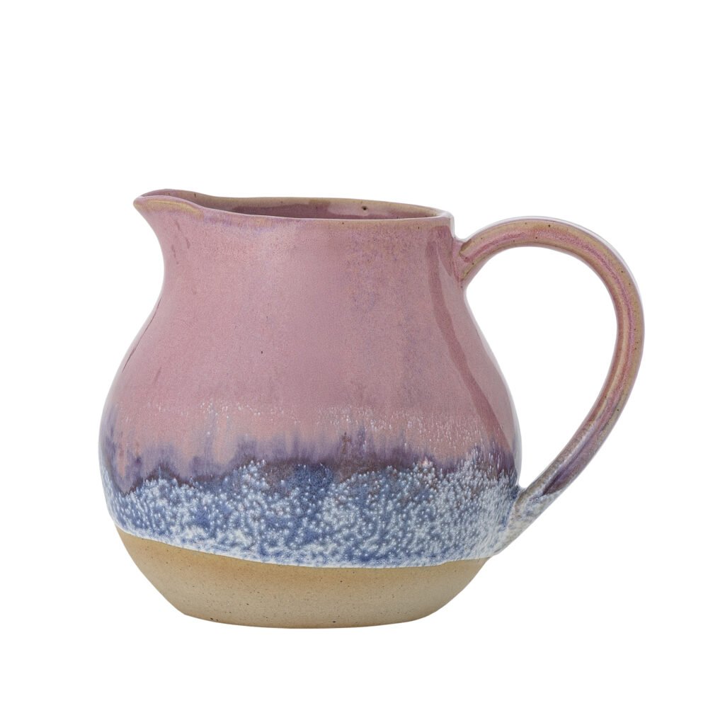 Paula Milk Jug, Rose, Stoneware