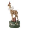 Flor Candle Holder, Brown, Polyresin