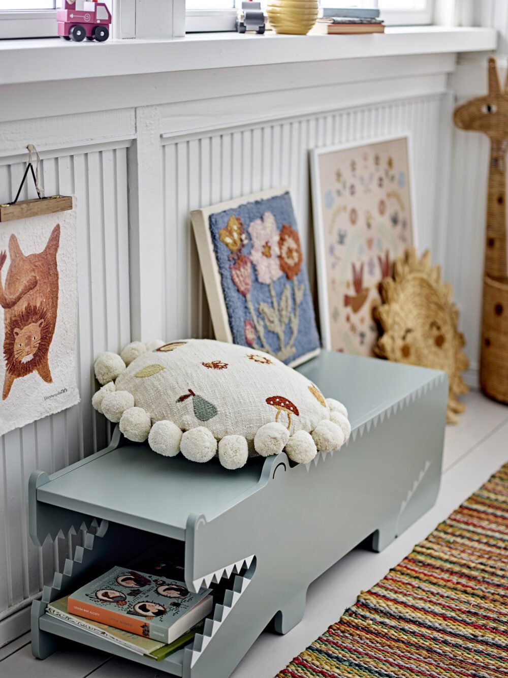 Agnes Cushion, Nature, Cotton - Image 3