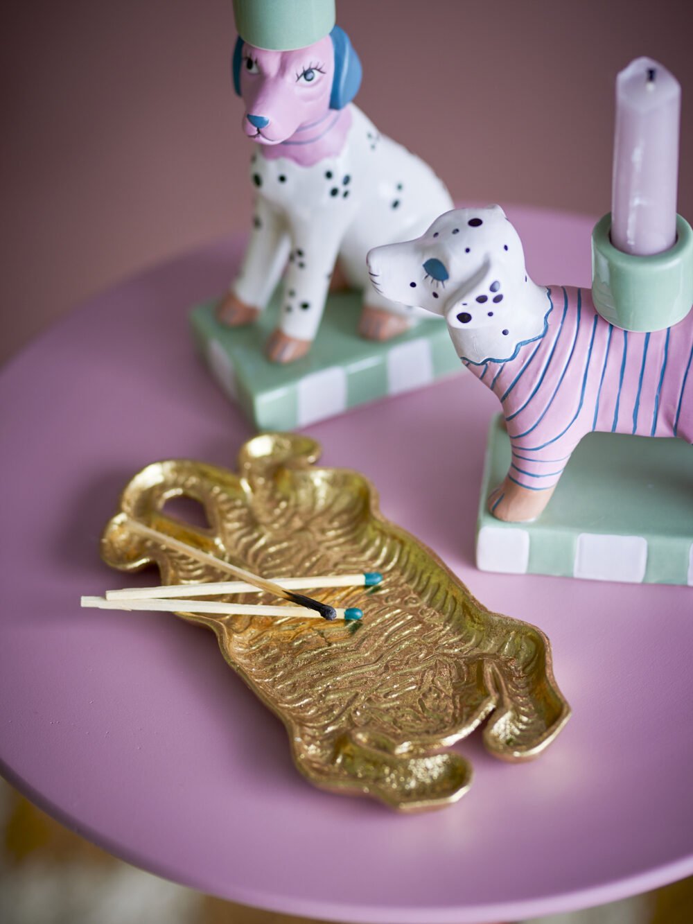 Lester Tray, Gold, Cast Iron - Image 5