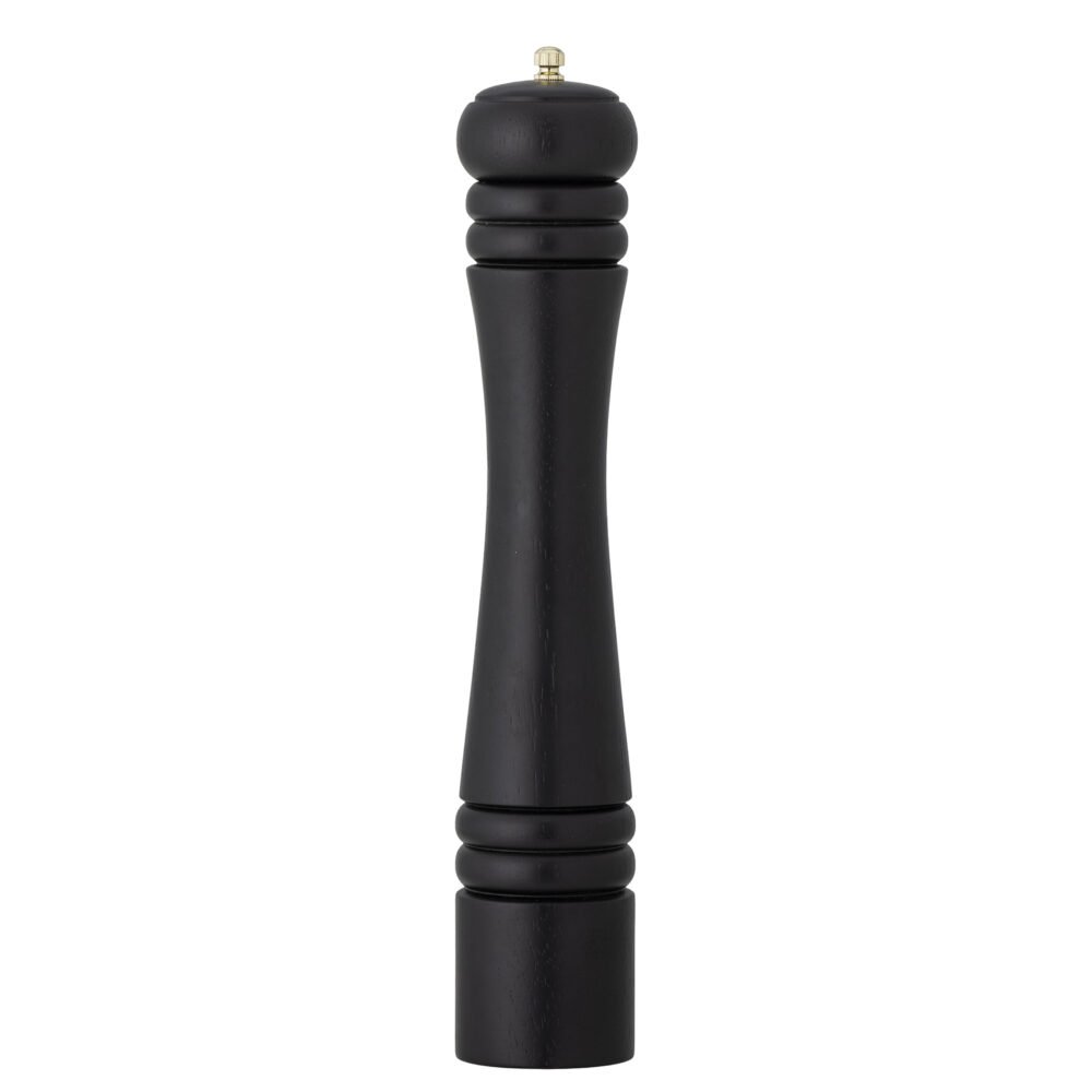 Aronas Pepper Mill, Black, Rubberwood