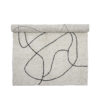 Viga Rug, White, Cotton