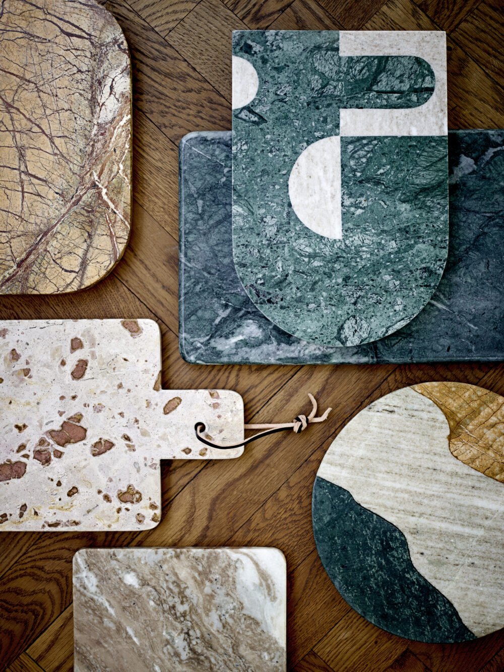 Nukaka Cutting Board, Brown, Marble - Image 5