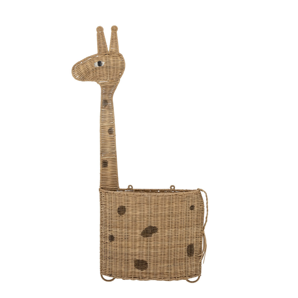 Philine Wall Basket, Nature, Rattan
