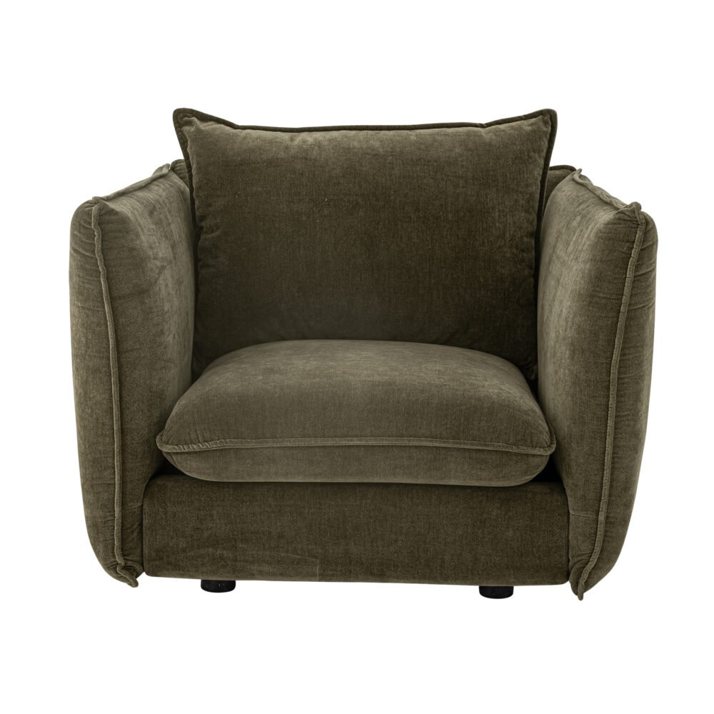 Austin Lounge Chair, Green, Recycled Polyester