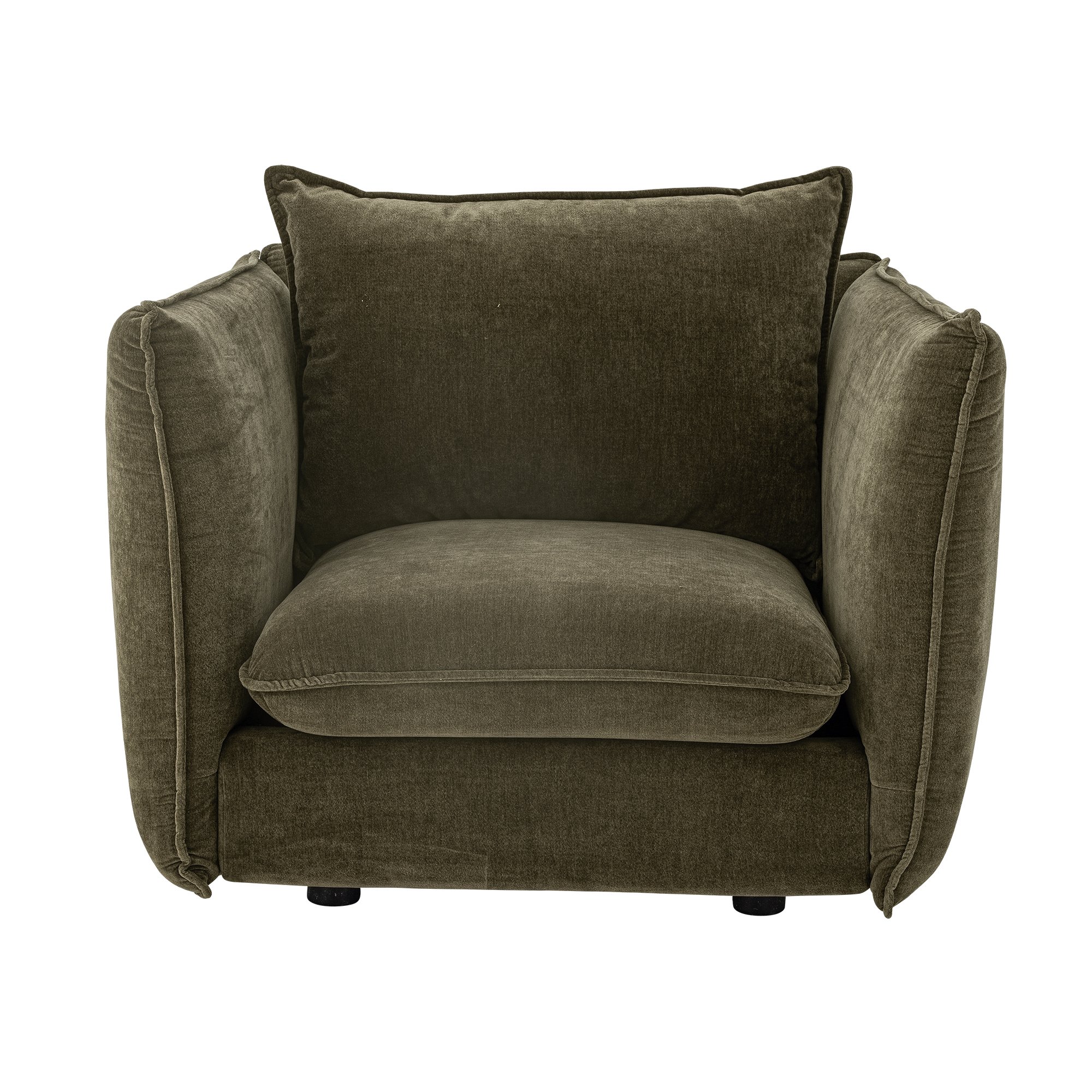 Austin Lounge Chair, Green, Recycled Polyester