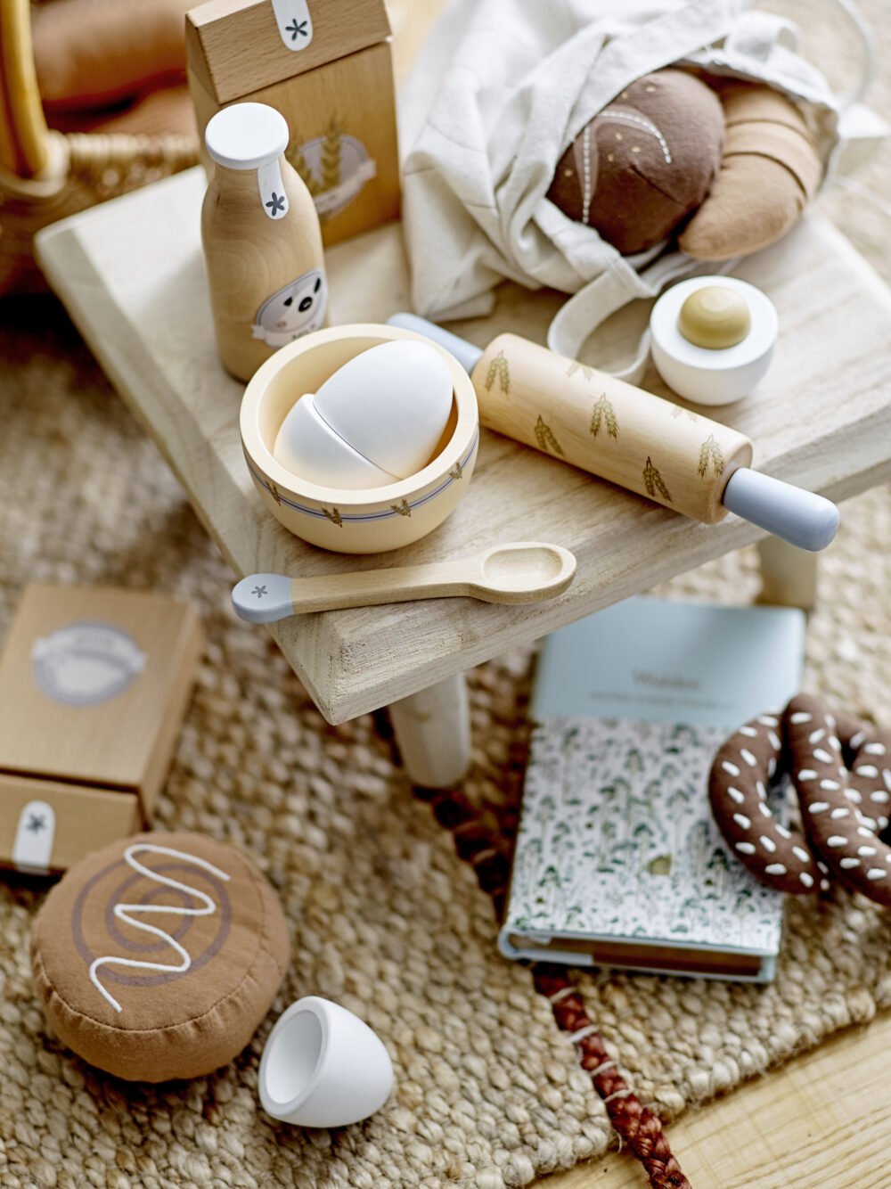 Snorre Play Set, Food, Brown, Cotton - Image 4