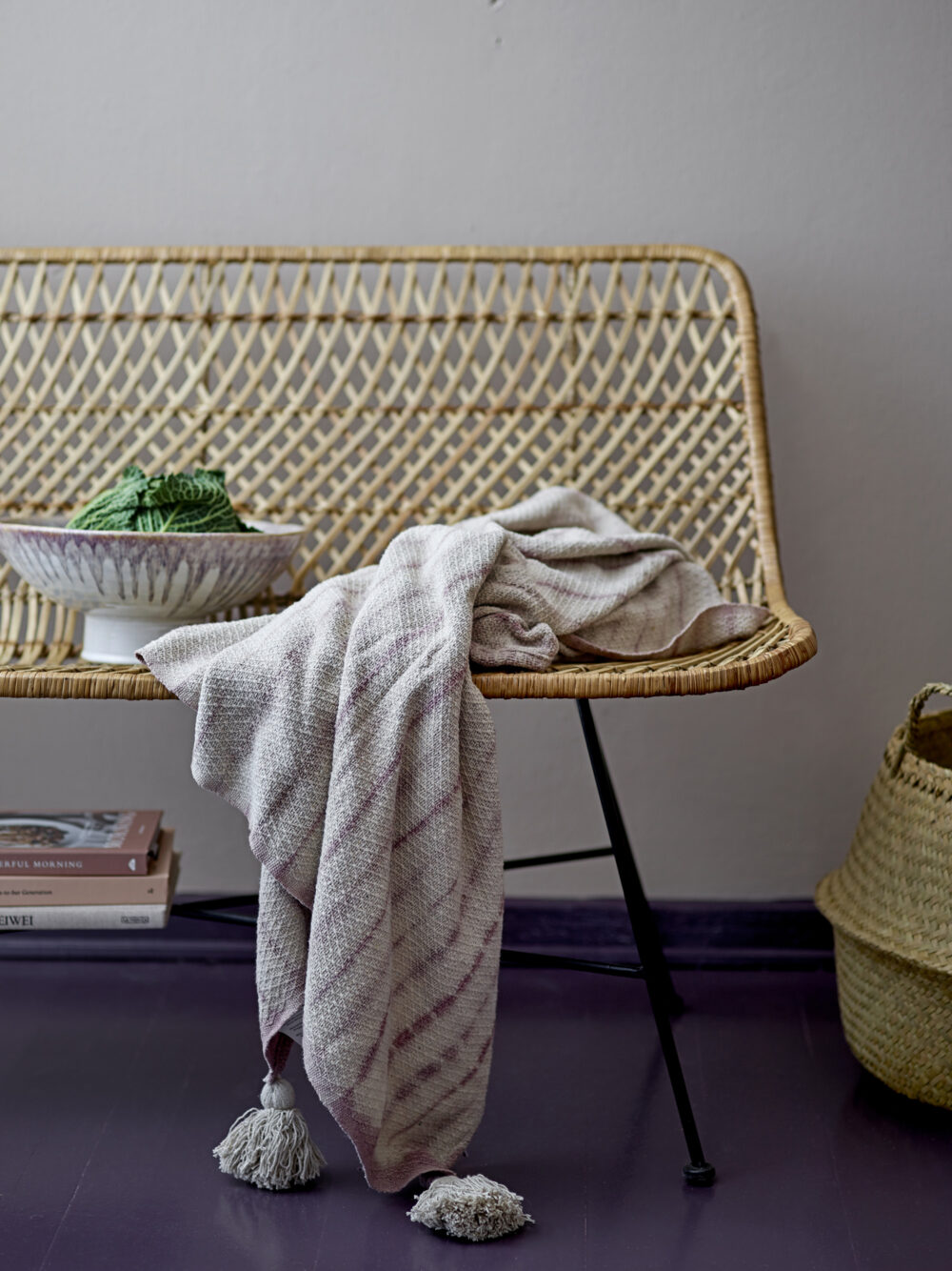 Hallie Bench, Nature, Rattan - Image 5