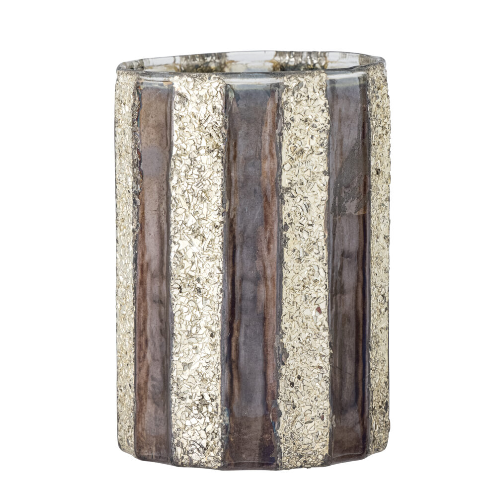 Cicilia Votive, Gold, Glass