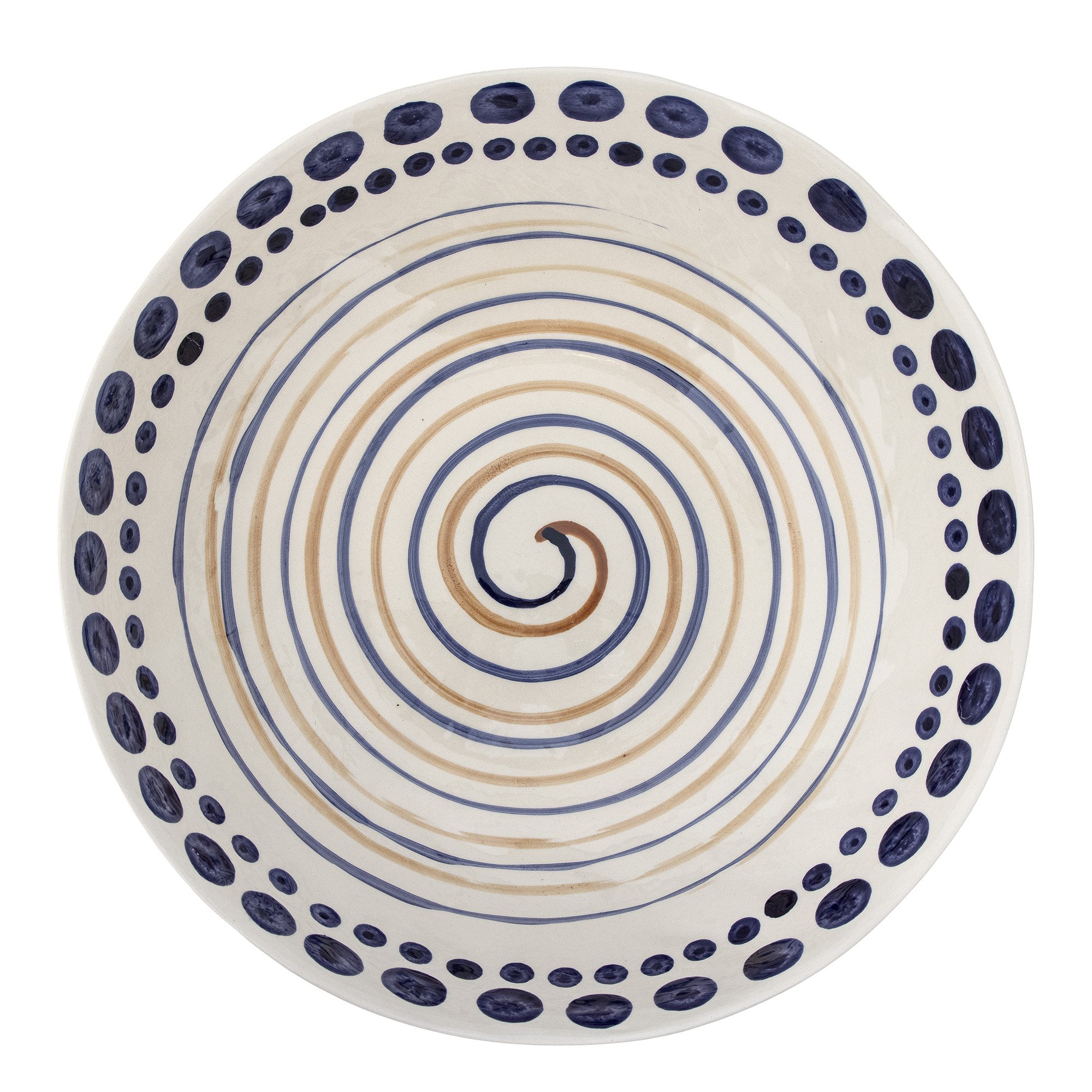 Shama Bowl, Orange, Stoneware - Image 3