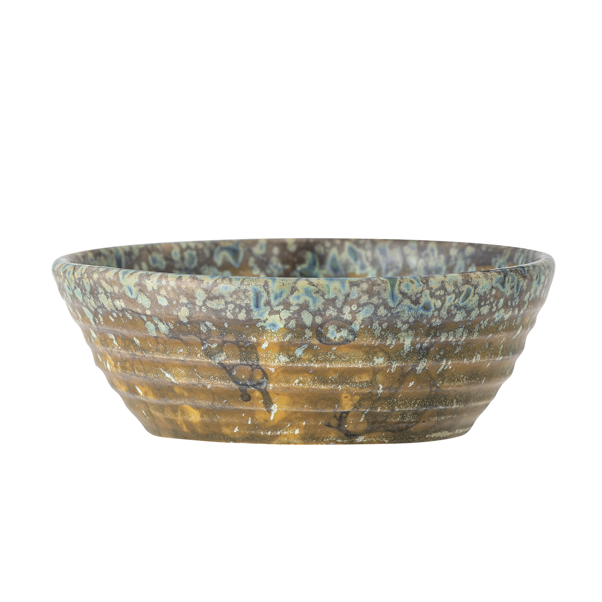 Milani Bowl, Green, Stoneware - Image 3