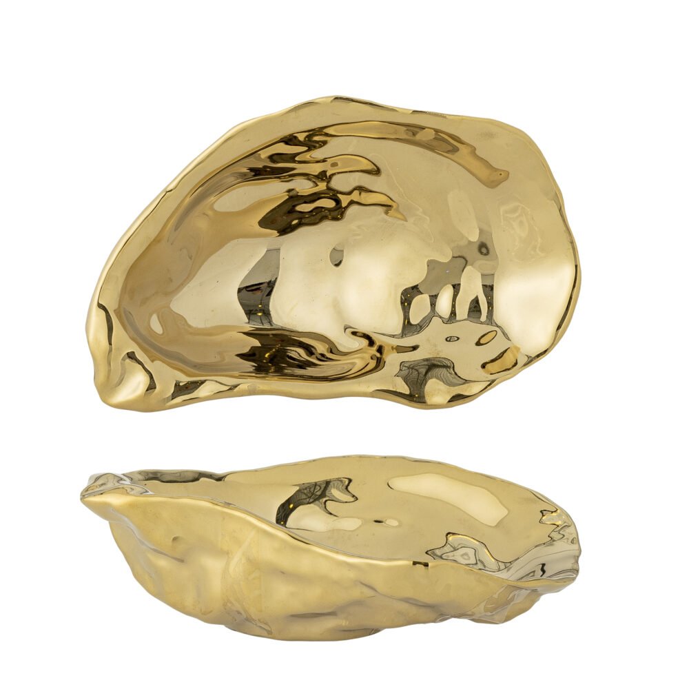 Kellis Bowl, Gold, Ceramic