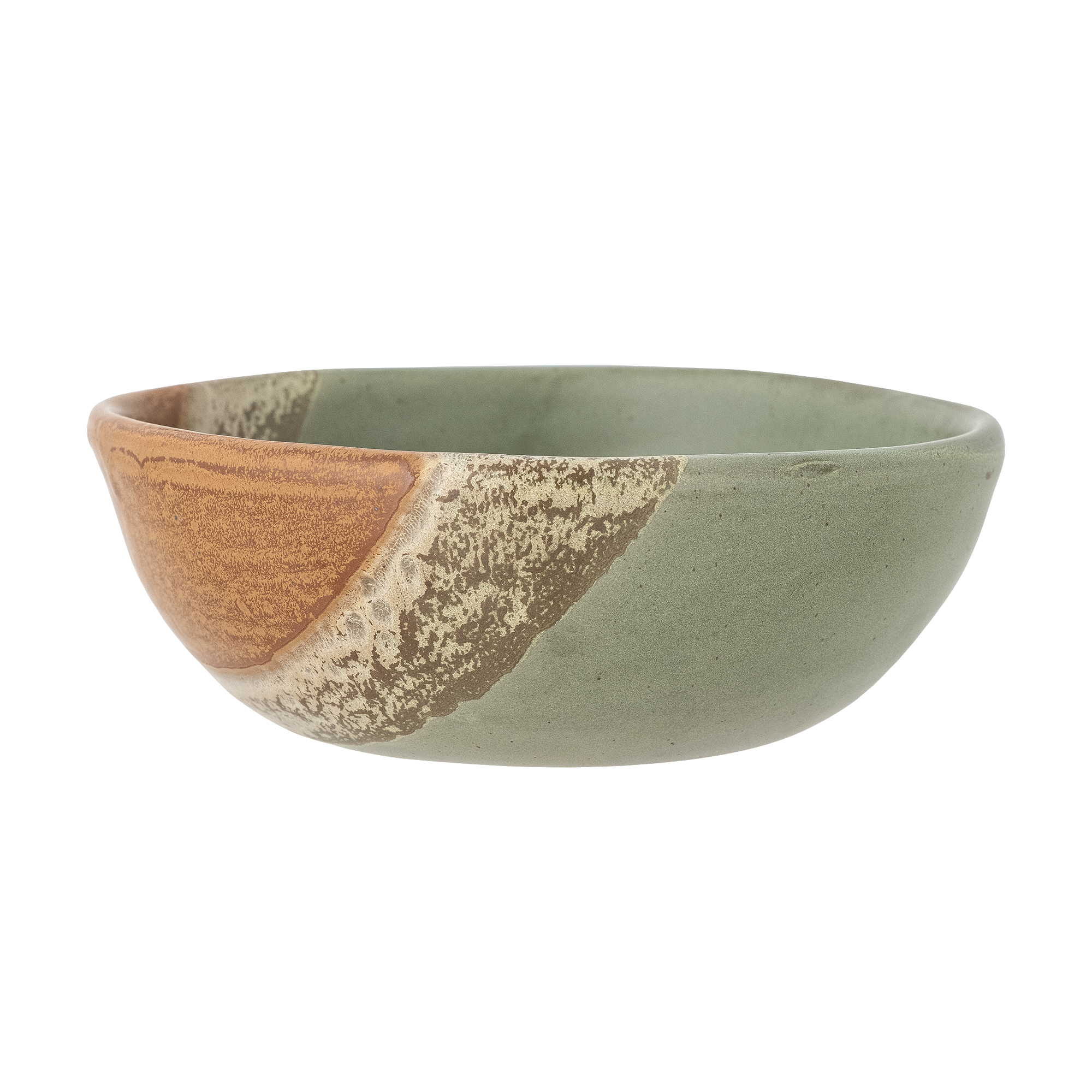 Paula Bowl, Green, Stoneware - Image 3