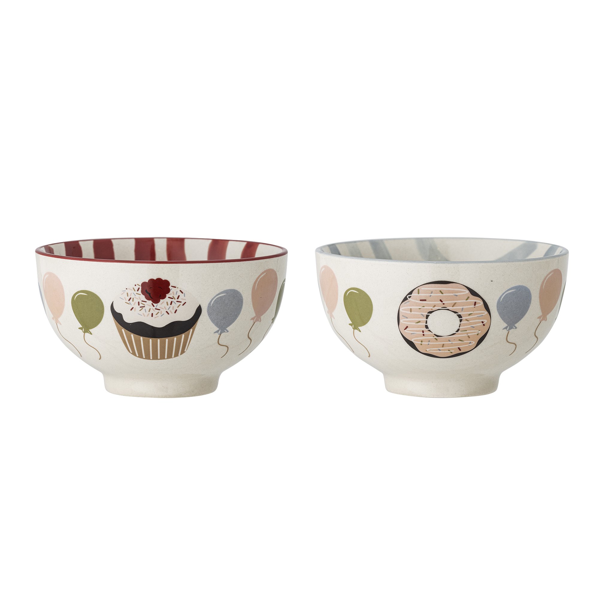 Darby Bowl, Red, Stoneware - Image 2