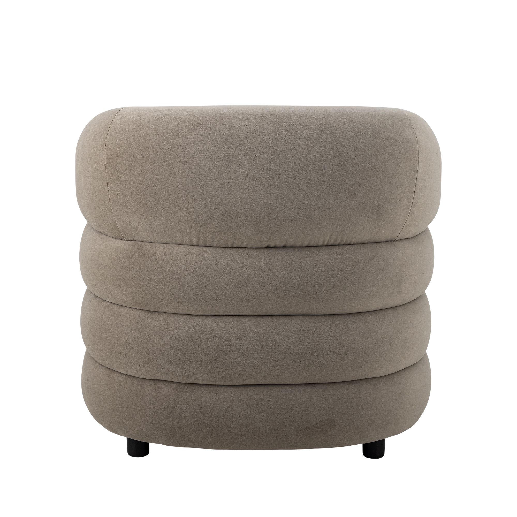 Joel Lounge Chair, Grey, Polyester - Image 3