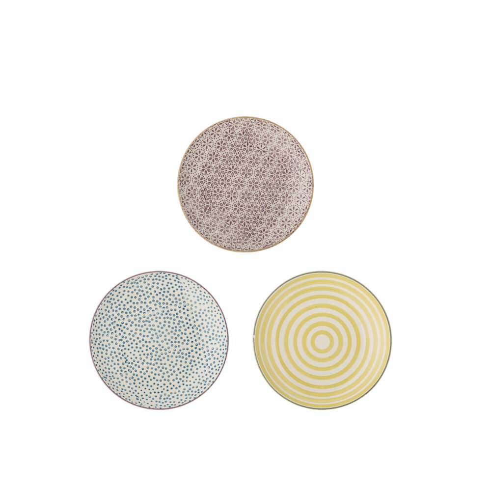 Patrizia Plate, Yellow, Stoneware