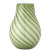 Leona Vase, Green, Glass