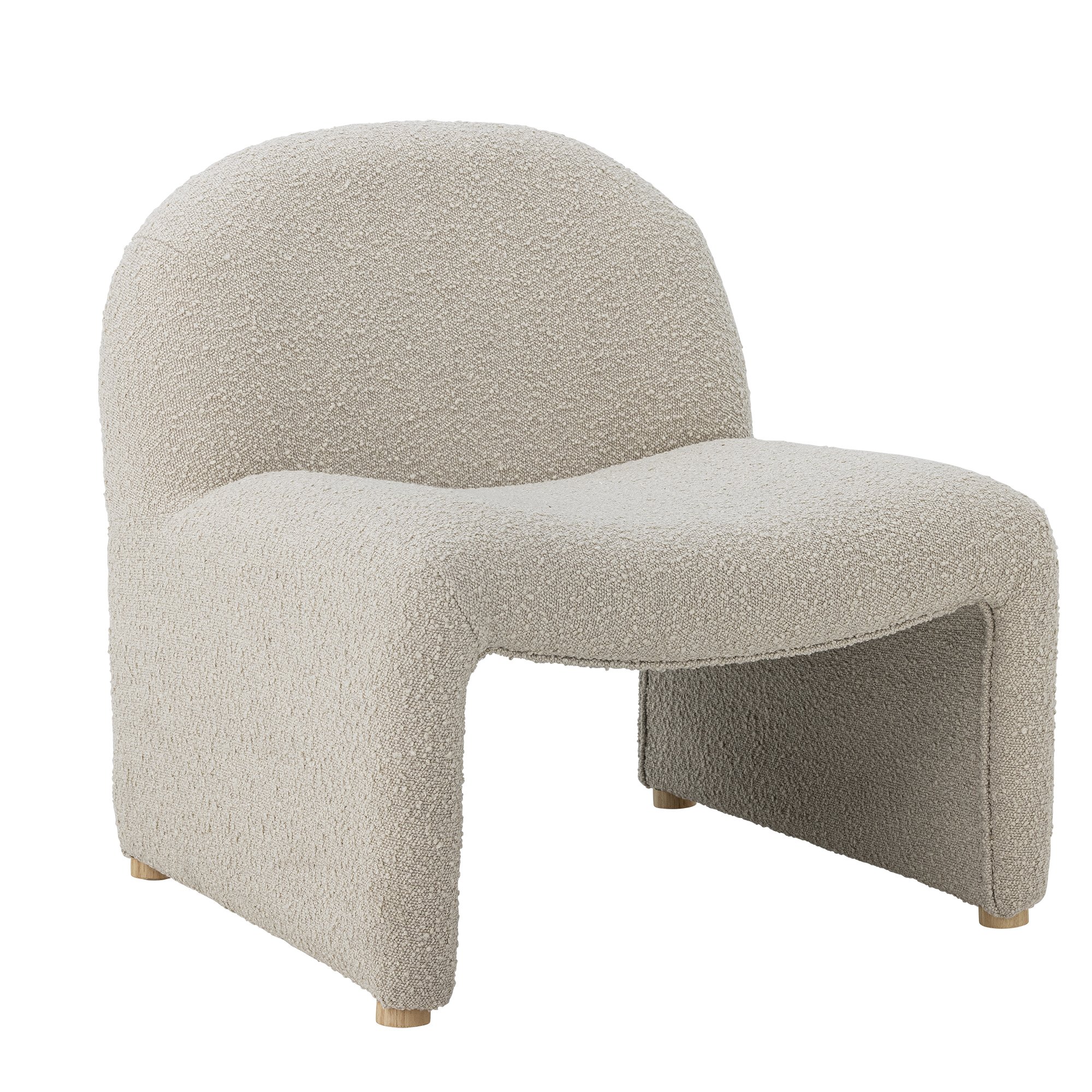 Neel Lounge Chair, Nature, Polyester - Image 3