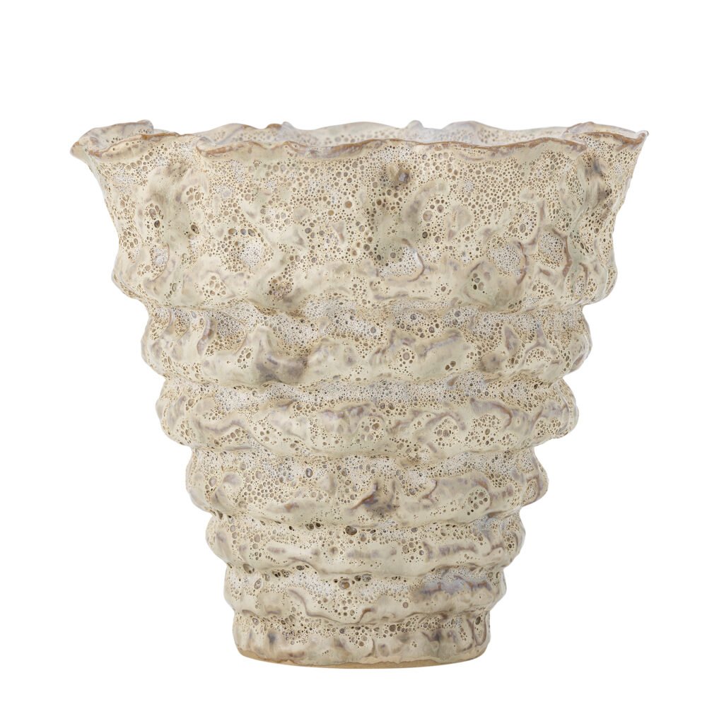 Colleen Flowerpot, White, Stoneware
