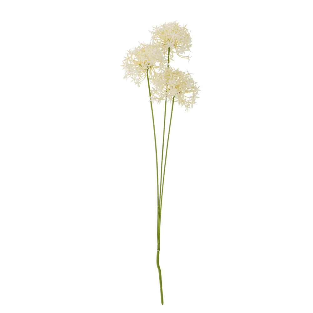 Allium Stem, White, Artificial Flowers