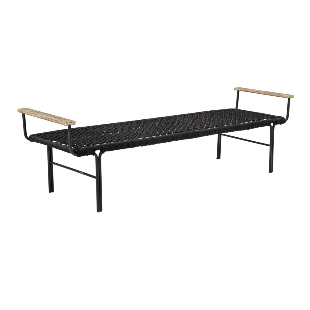 Mundo Bench, Black, Metal - Image 3