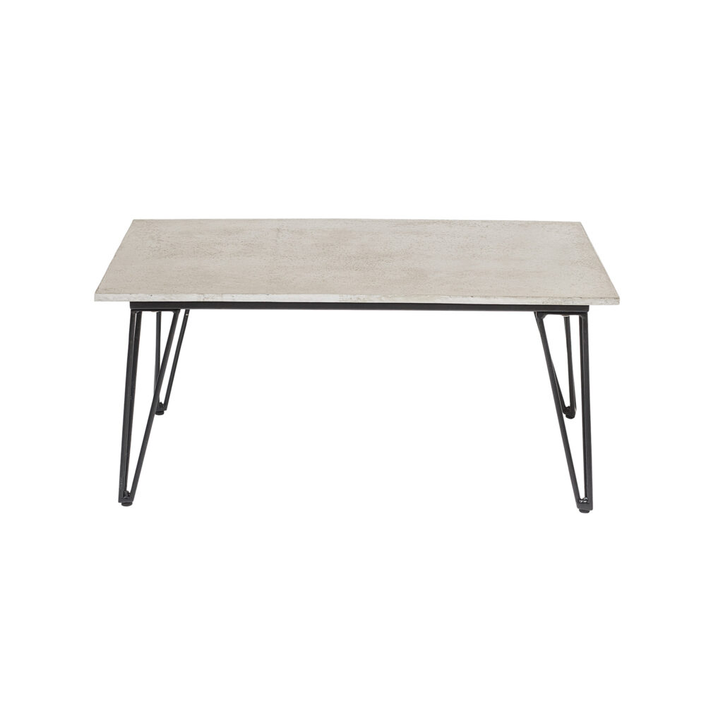 Mundo Coffee Table, Grey, Fiber cement