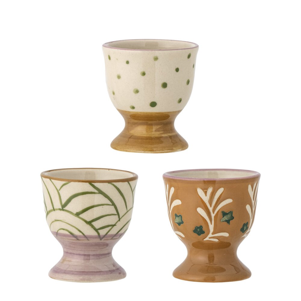 Vincent Egg Cup, Brown, Stoneware