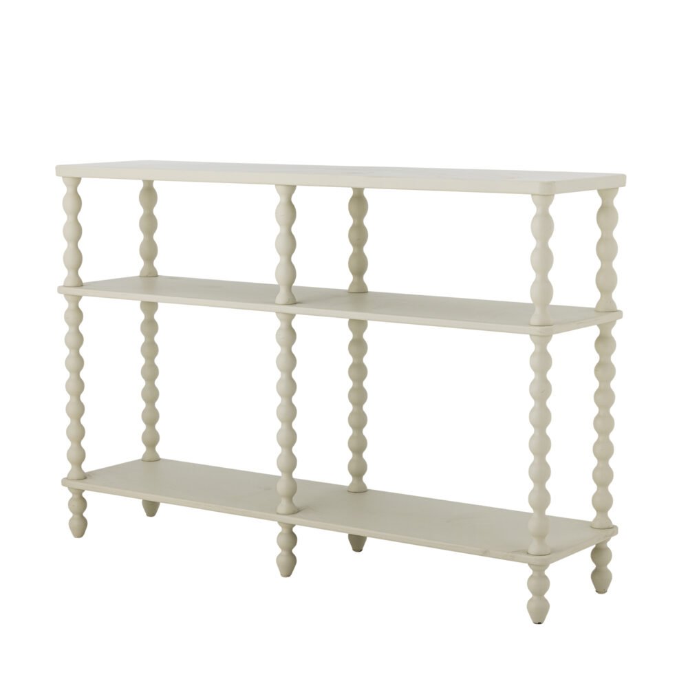 Salino Console Table, White, Pine - Image 3