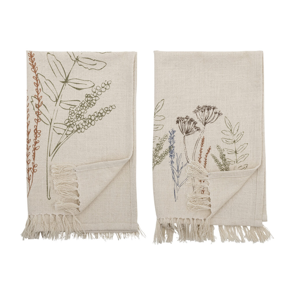 Bea Kitchen Towel, Nature, Cotton - Image 4