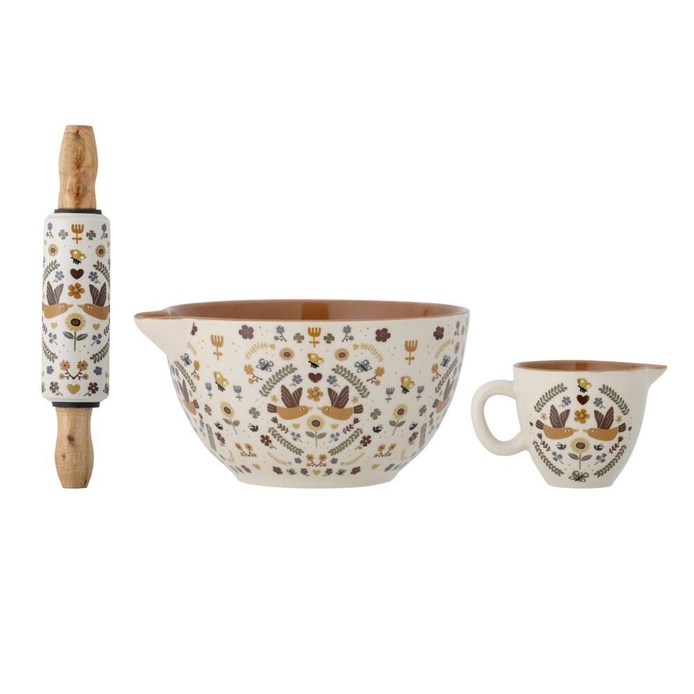Bryn Baking Set, Brown, Stoneware