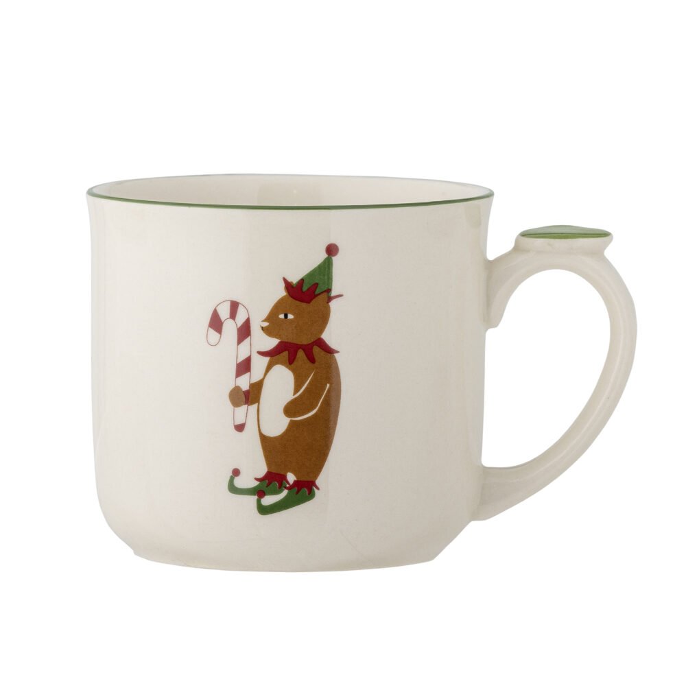 Valentin Mug w/Lid and Strainer, Green, Stoneware - Image 3