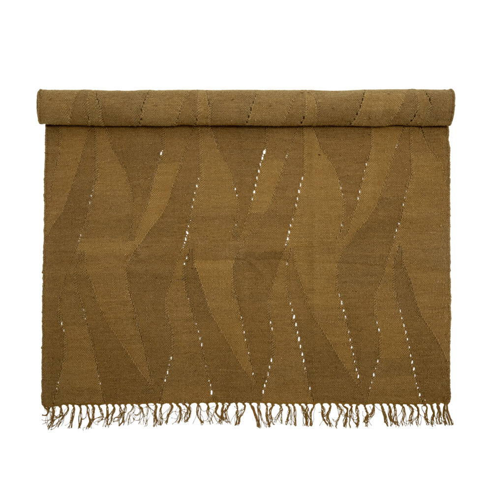 Zola Rug, Brown, Wool