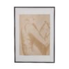 Marionn Illustration w/ Frame, Black, Pine