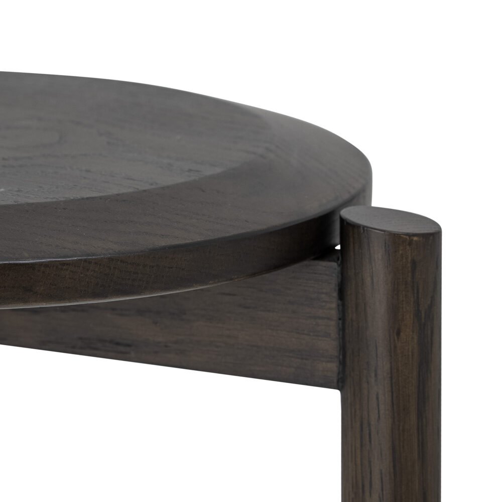 Gil Stool, Brown, Oak - Image 3