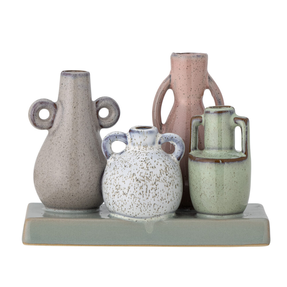 Aidan Vase, Green, Stoneware