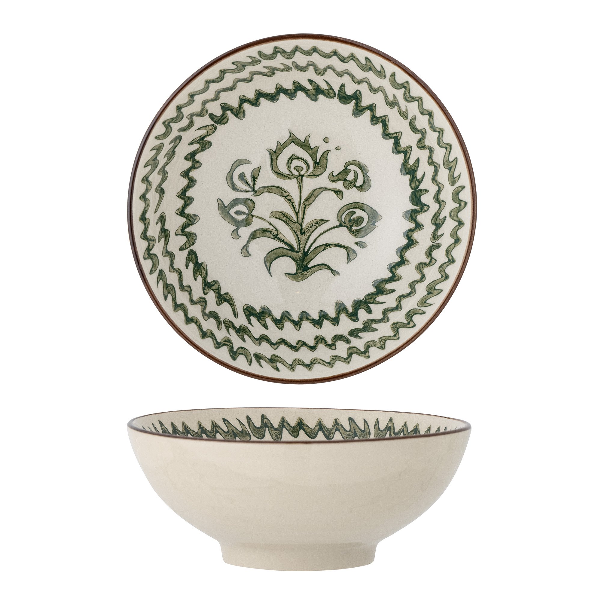 Heikki Bowl, Green, Stoneware