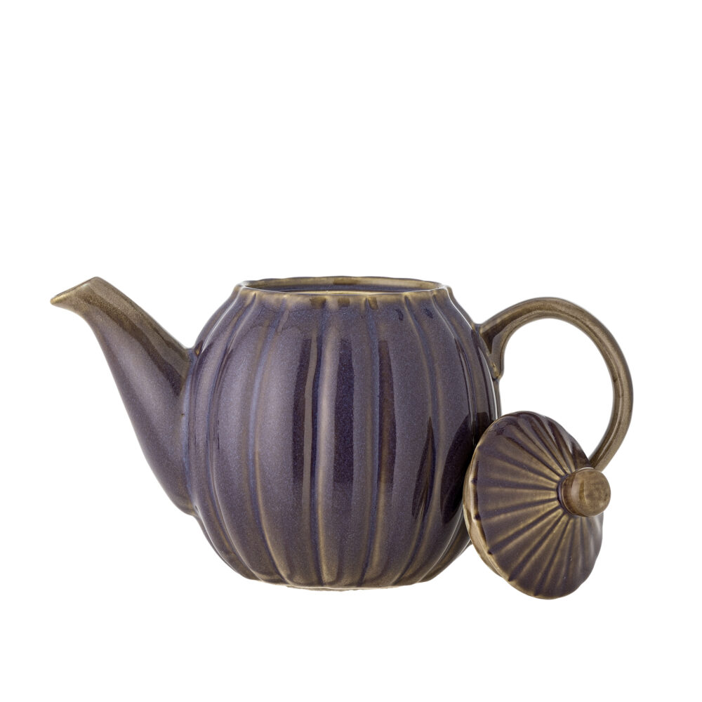 Latina Teapot, Purple, Stoneware - Image 4