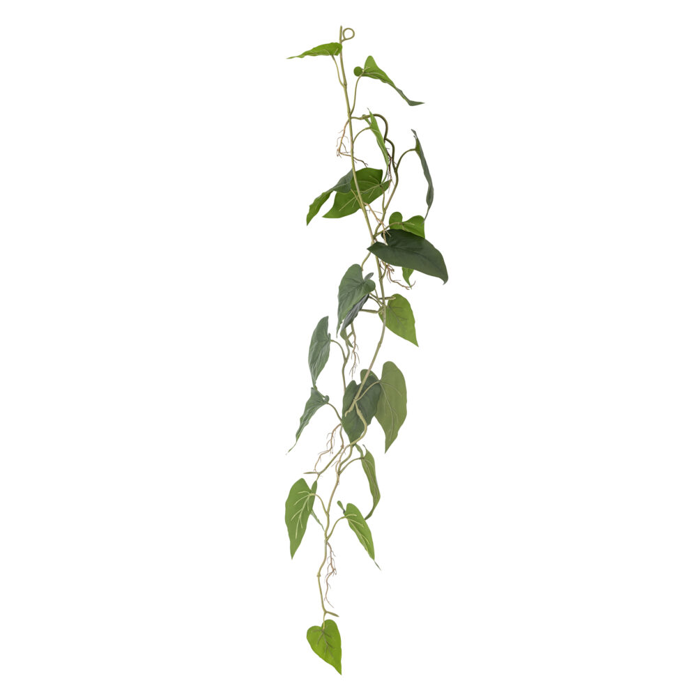 Anthurium Plant, Green, Artificial Flowers