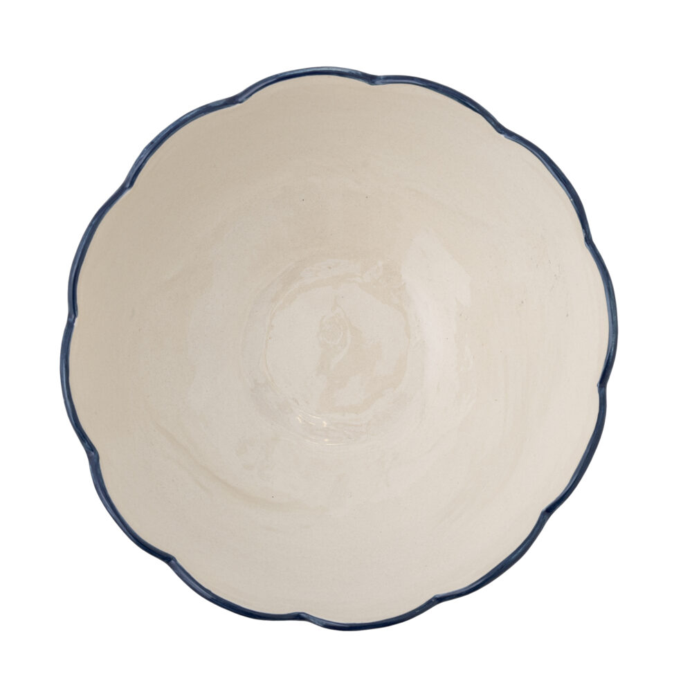 Caliam Bowl, Blue, Stoneware - Image 3