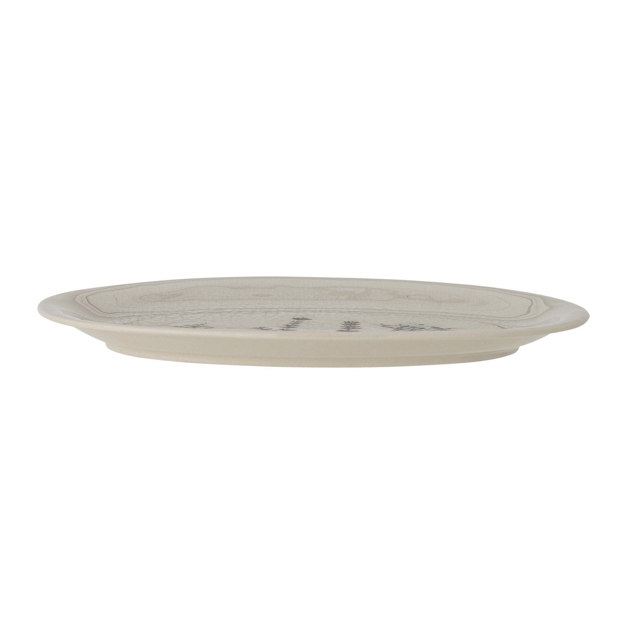 Bea Serving Plate, Nature, Stoneware - Image 3
