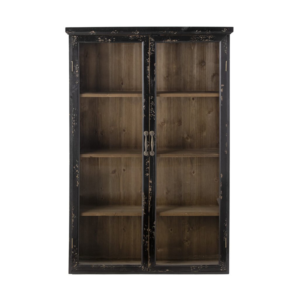 Hazem Cabinet, Black, Firwood