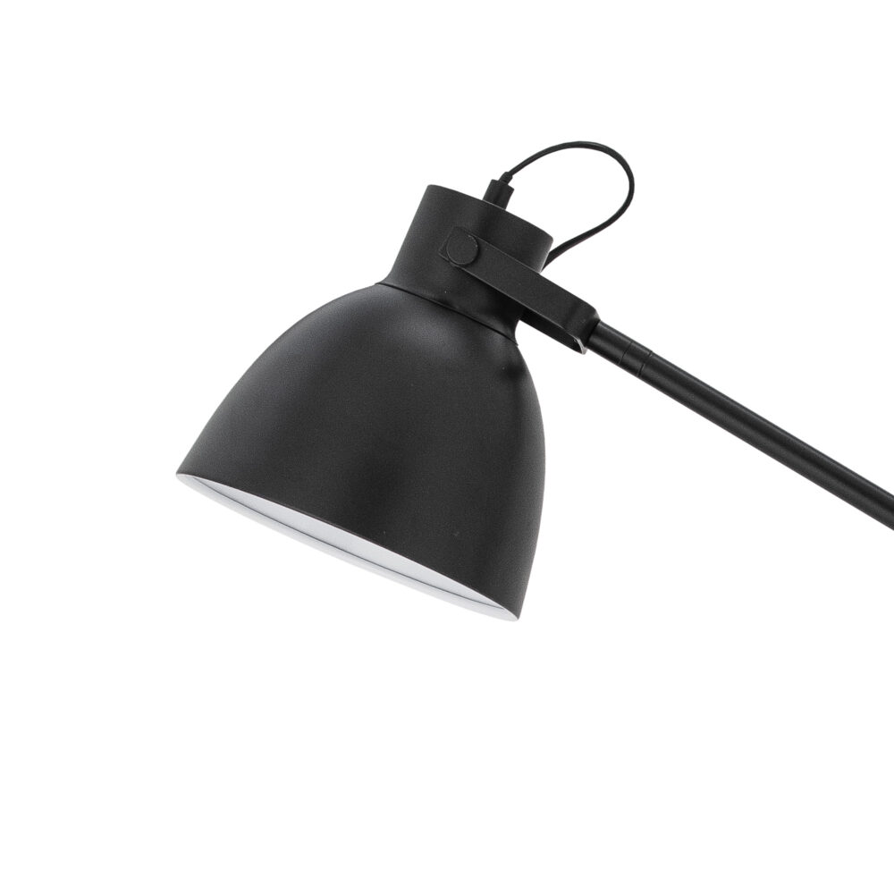 Barca Floor Lamp, Black, Metal - Image 4