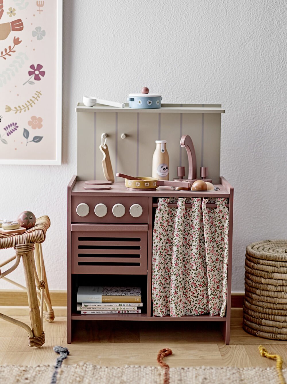 Pippi Mini Stove, Brown, FSC®100%, MDF - Image 5
