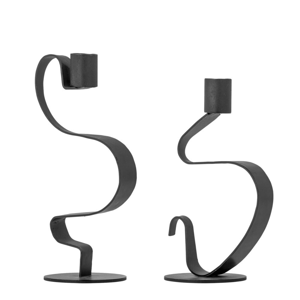 Do Candle Holder, Black, Metal