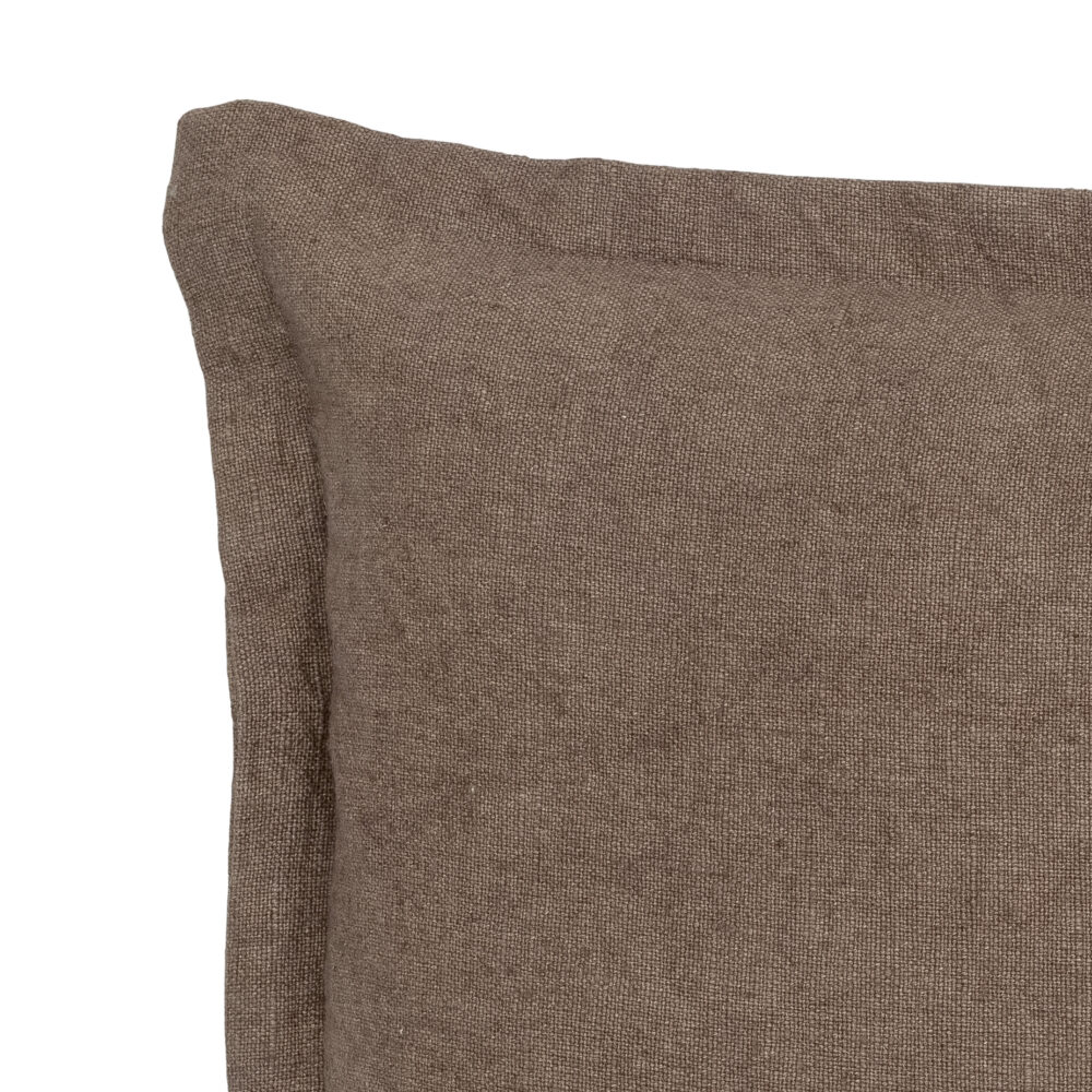 Maisa Cushion, Brown, Cotton - Image 3
