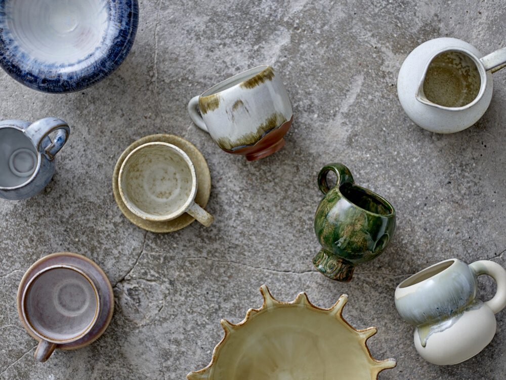 Avonlea Cup, Green, Stoneware - Image 4