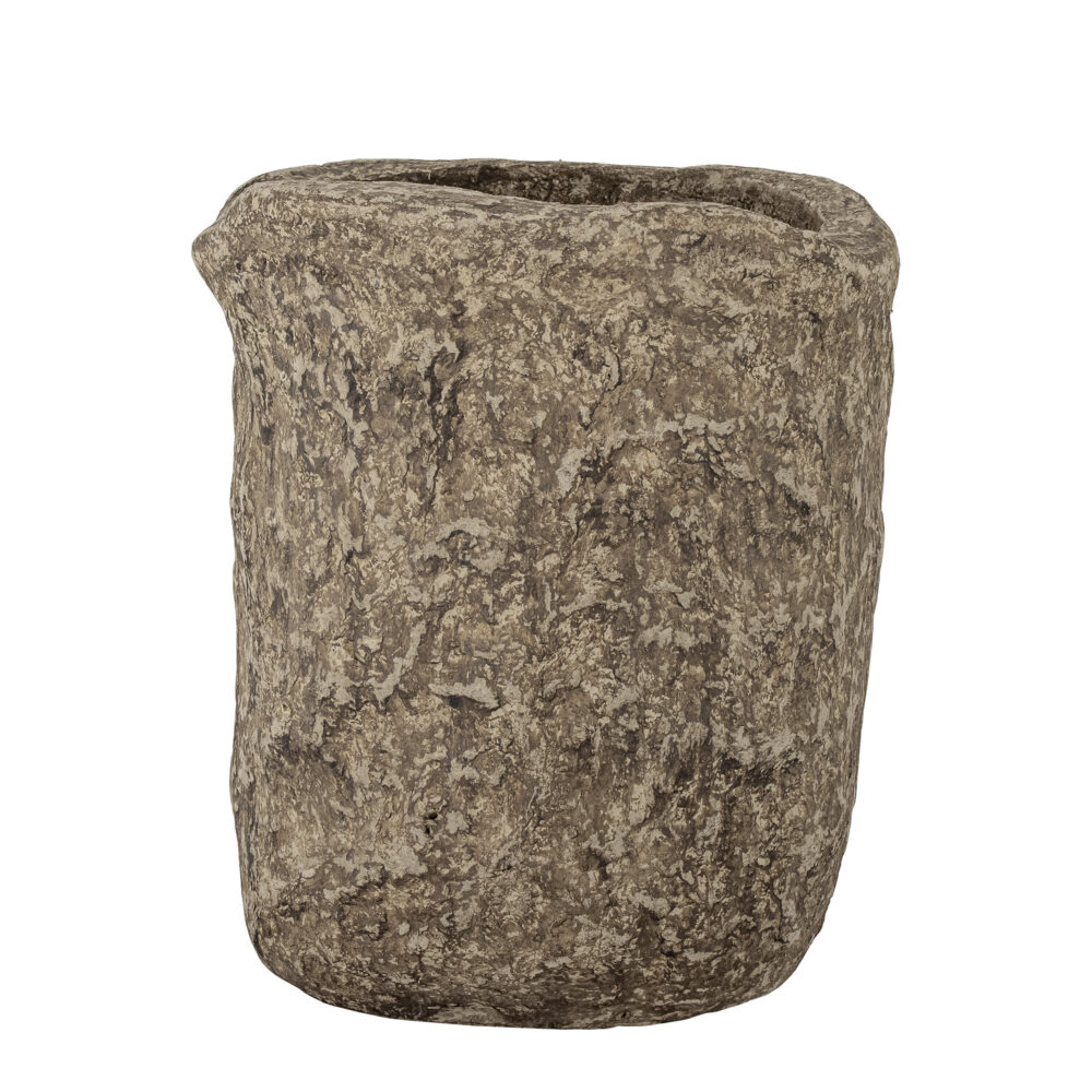 Janay Deco Vase, Brown, Paper Mache - Image 3